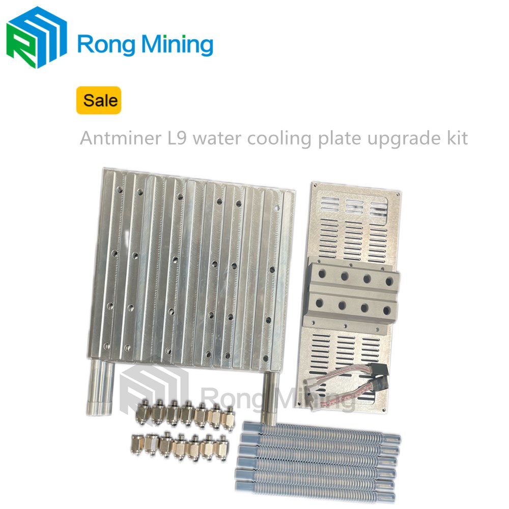 Antminer L9 waterkoelplaat upgrade kit