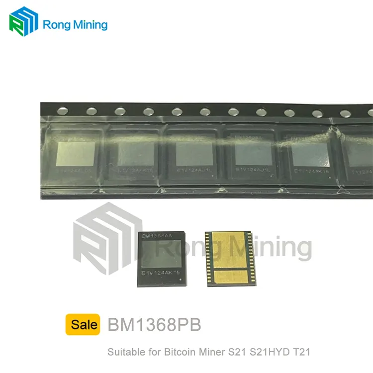 Ant ASIC -chips geschikt voor Bitcoin -mijnbouwmachine