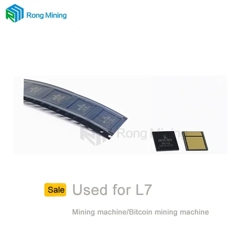 Chips speciaal ontworpen voor Bitcoin -mijnbouwmachine