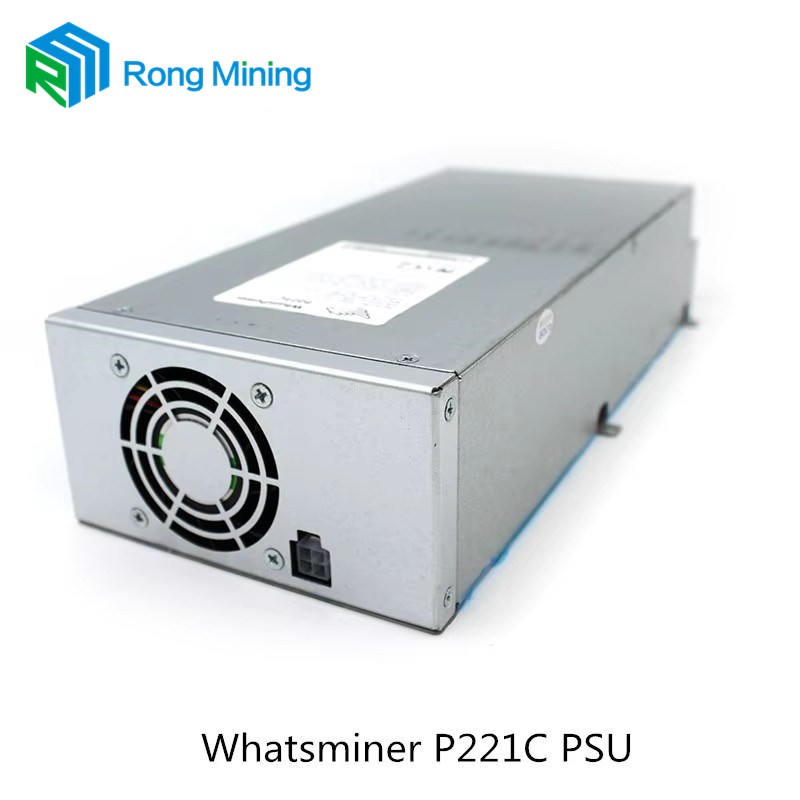 WhatsMiner P221C PSU -pak voor WhatsMiner M20, M30, M31, M32, M30S, M30S+, M30S ++, M50 Series Miner.